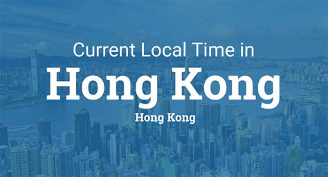 time in hong kong